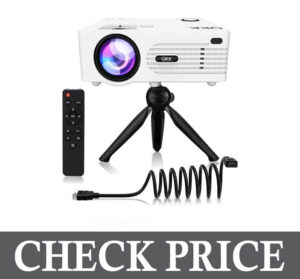 QKK Upgrade Projector for Outdoor Movies